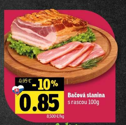 Bačová slanina s rascou 100g