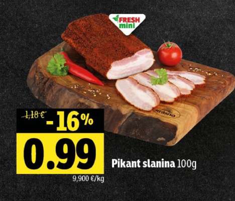 Pikant slanina 100g
