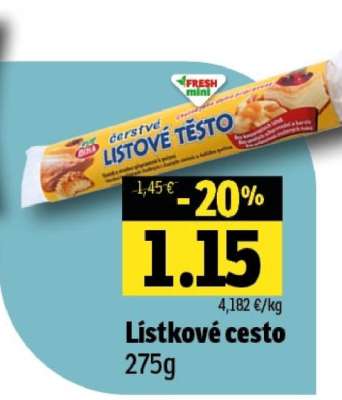 Lístkové cesto