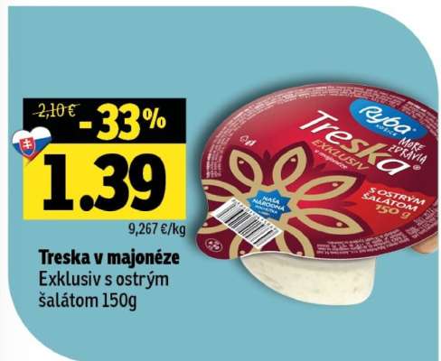 Treska v majonéze