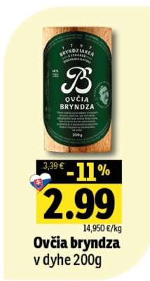 Ovčia bryndza v dyhe 200g