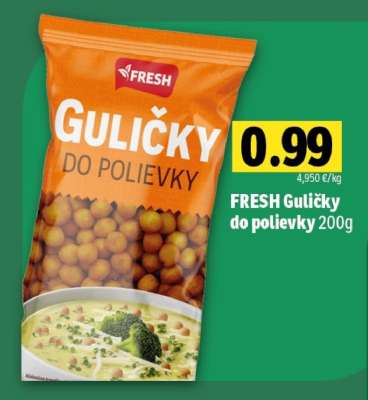 FRESH Guličky do polievky 200g