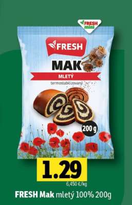 FRESH Mak mletý 100% 200g