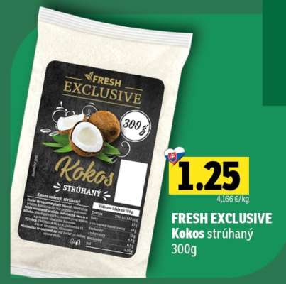 FRESH EXCLUSIVE Kokos strúhaný