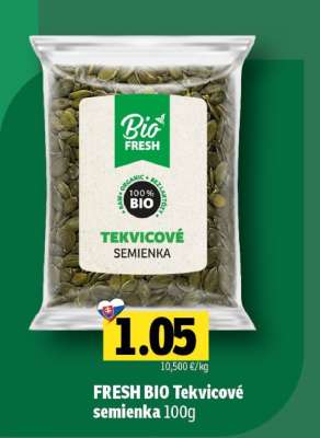 FRESH BIO Tekvicové semienka 100g
