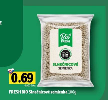 FRESH BIO Slnečnicové semienka 100g