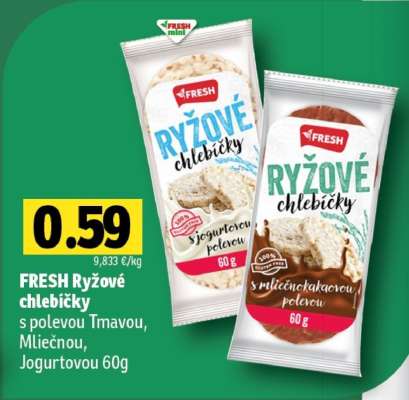 FRESH Rýžové chlebíčky