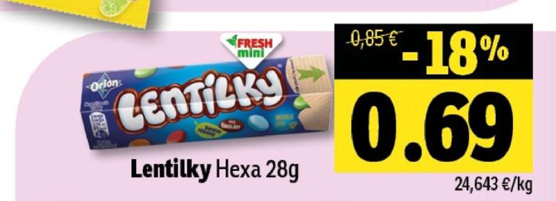 Lentilky Hexa 28g