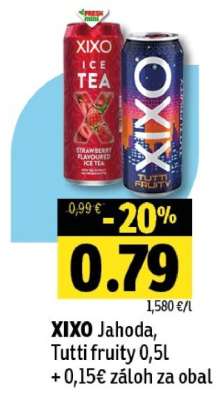 XIXO Jahoda, Tutti fruity 0,5l