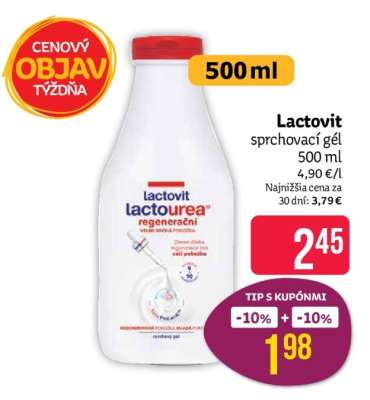 LACTOVIT Sprchovací gél 500 ml