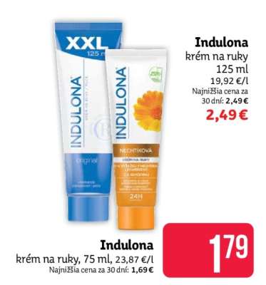 Indulona krém na ruky 125 ml