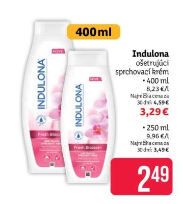 Indulona ošetrujúci sprchovací krém