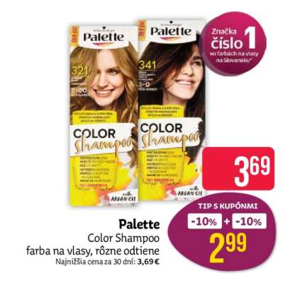 Palette Color Shampoo