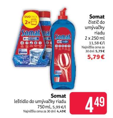 Somat leštidlo do umývačky riadu