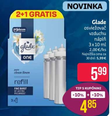 Glade osviežovač vzduchu náplň