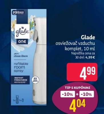 Glade osviežovač vzduchu komplet, 10 ml