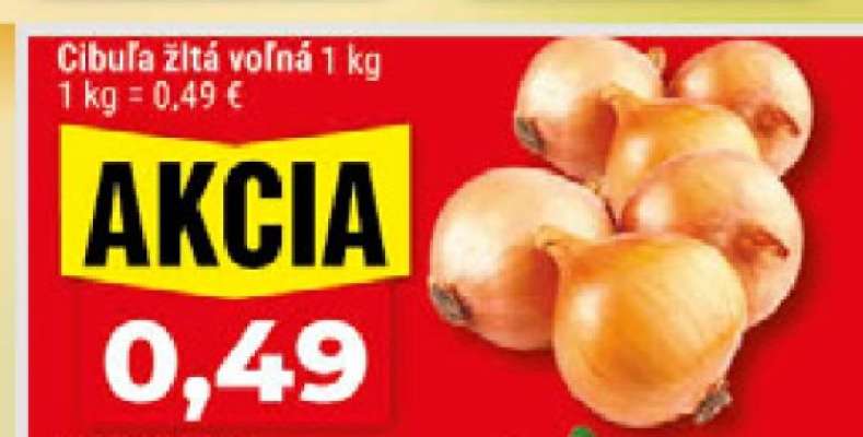 CIBUĽA ŽLTÁ VOĽNÁ 1 kg