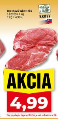 Bravčová krkovička s kosťou
