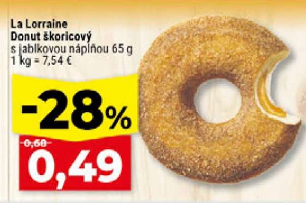La Lorraine Donut škoricový