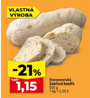 Staromestská Žemľová knedľa