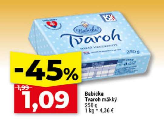 Babička tvaroh mäkký