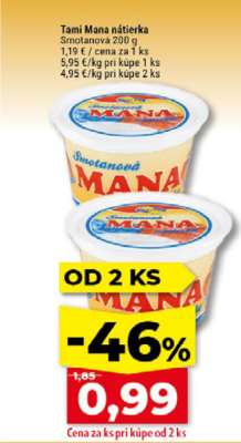 Tami Mana nátierka