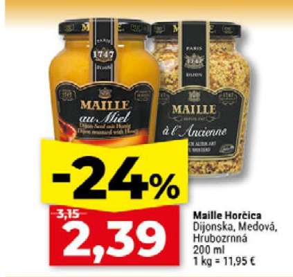 MAILLE Horčica