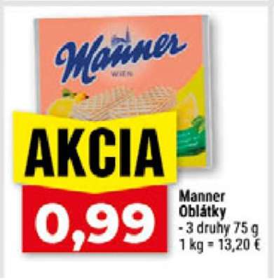 MANNER Oblátky