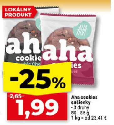 Aha cookies sušienky