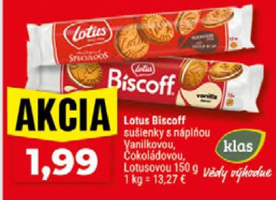 Lotus Biscoff sušenky