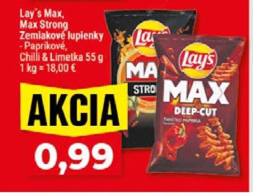 Lay's Max, Max Strong Zemiakové lupienky
