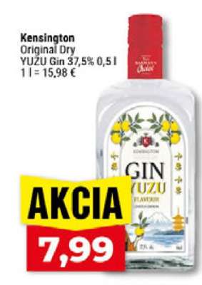 Kensington Original Dry YUZU Gin