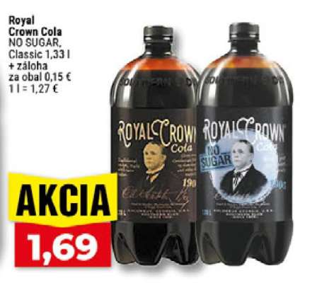 ROYAL CROWN COLA NO SUGAR