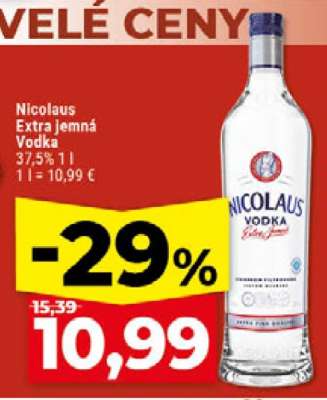 Nicolaus Extra jemná vodka