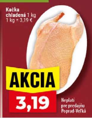 Kačka chladená 1 kg