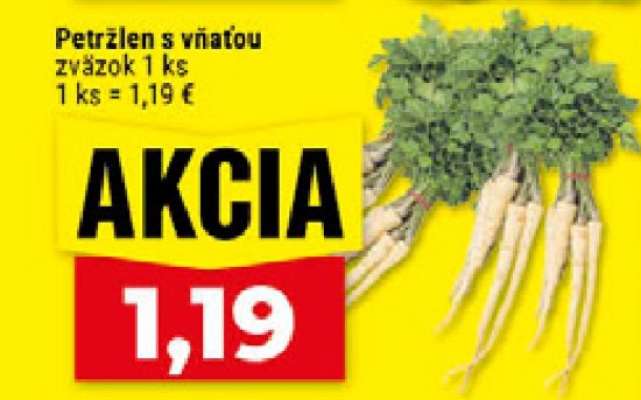 Petržlen s vňaťou