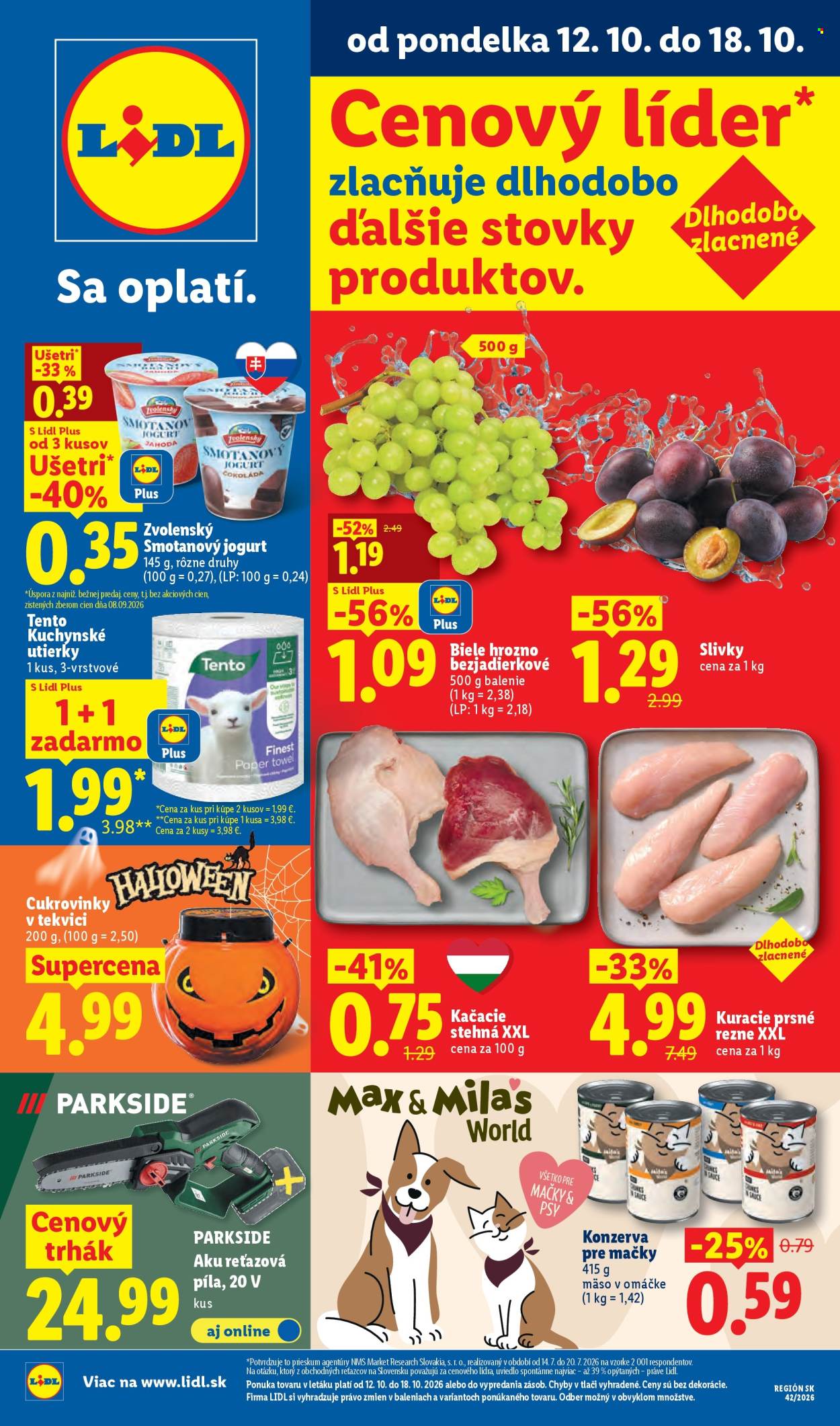 Leták Lidl - 12.10.2026 - 18.10.2026. Strana 1