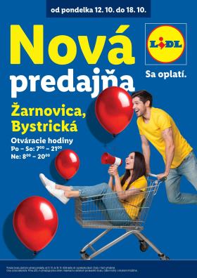 Lidl - Nová predajňa Žarnovica