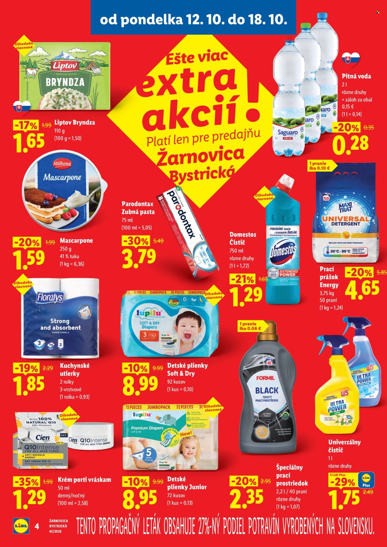 Leták Lidl - 12.10.2026 - 18.10.2026. Strana 4