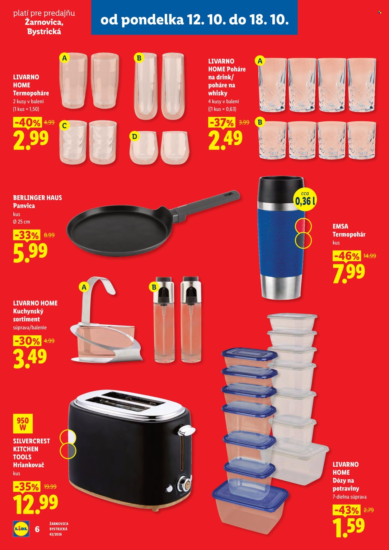 Leták Lidl - 12.10.2026 - 18.10.2026. Strana 6