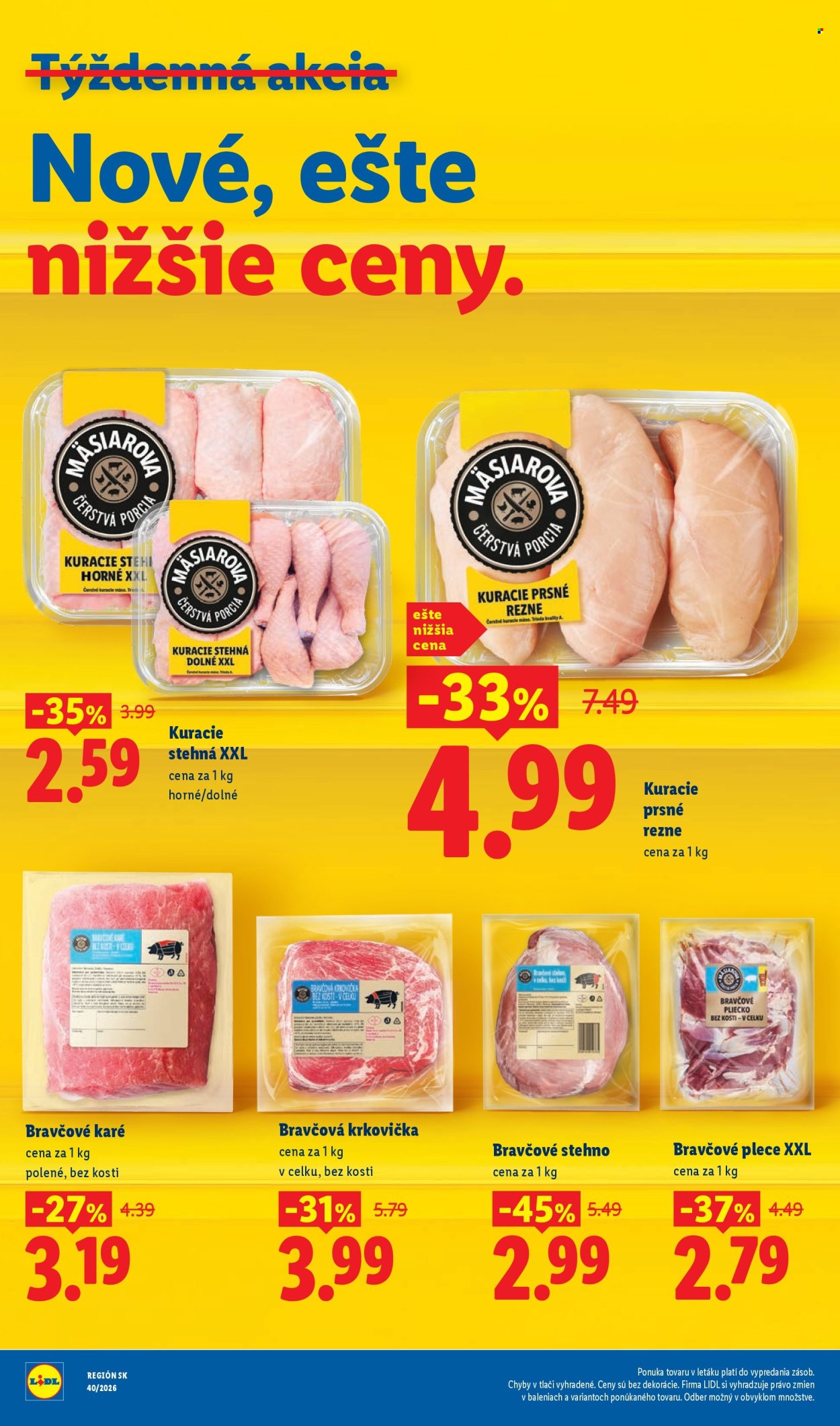 Leták Lidl. Strana 2