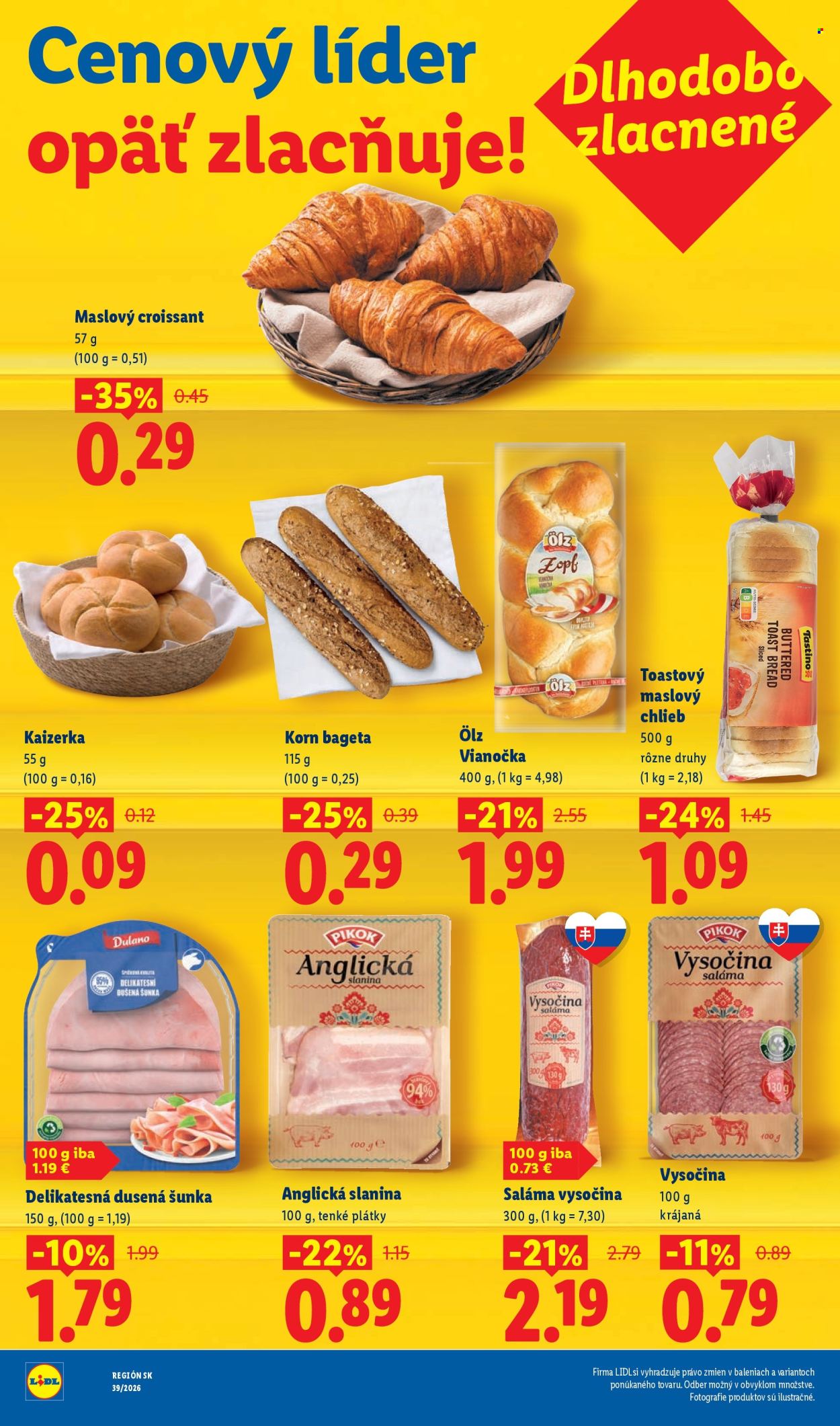 Leták Lidl. Strana 18