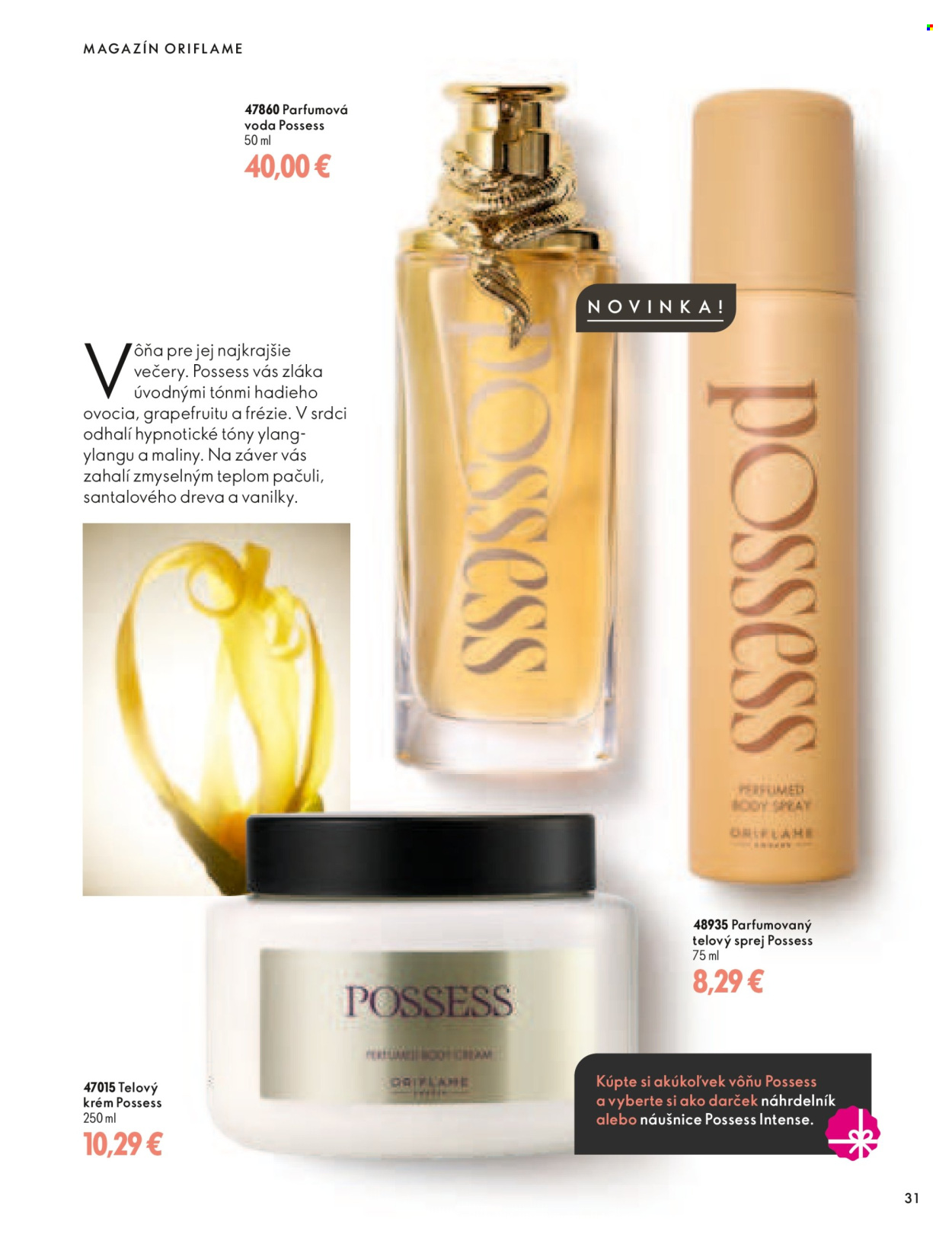 Leták Oriflame - 11.11.2026 - 29.12.2026. Strana 31