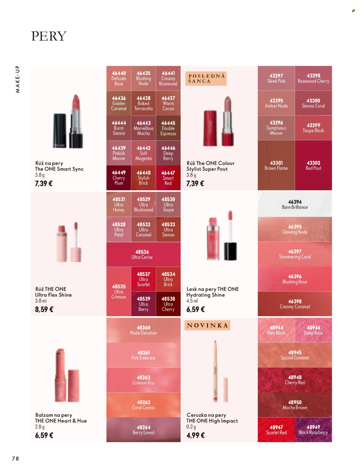 Leták Oriflame - 11.11.2026 - 29.12.2026. Strana 78