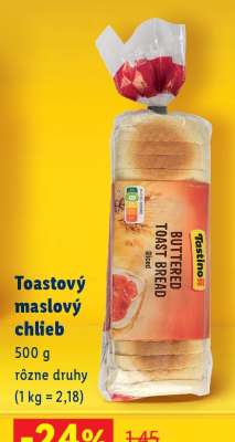 Toastový maslový chlieb