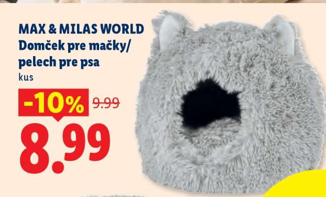 MAX & MILAS WORLD Domček pre mačky/pelech pre psa