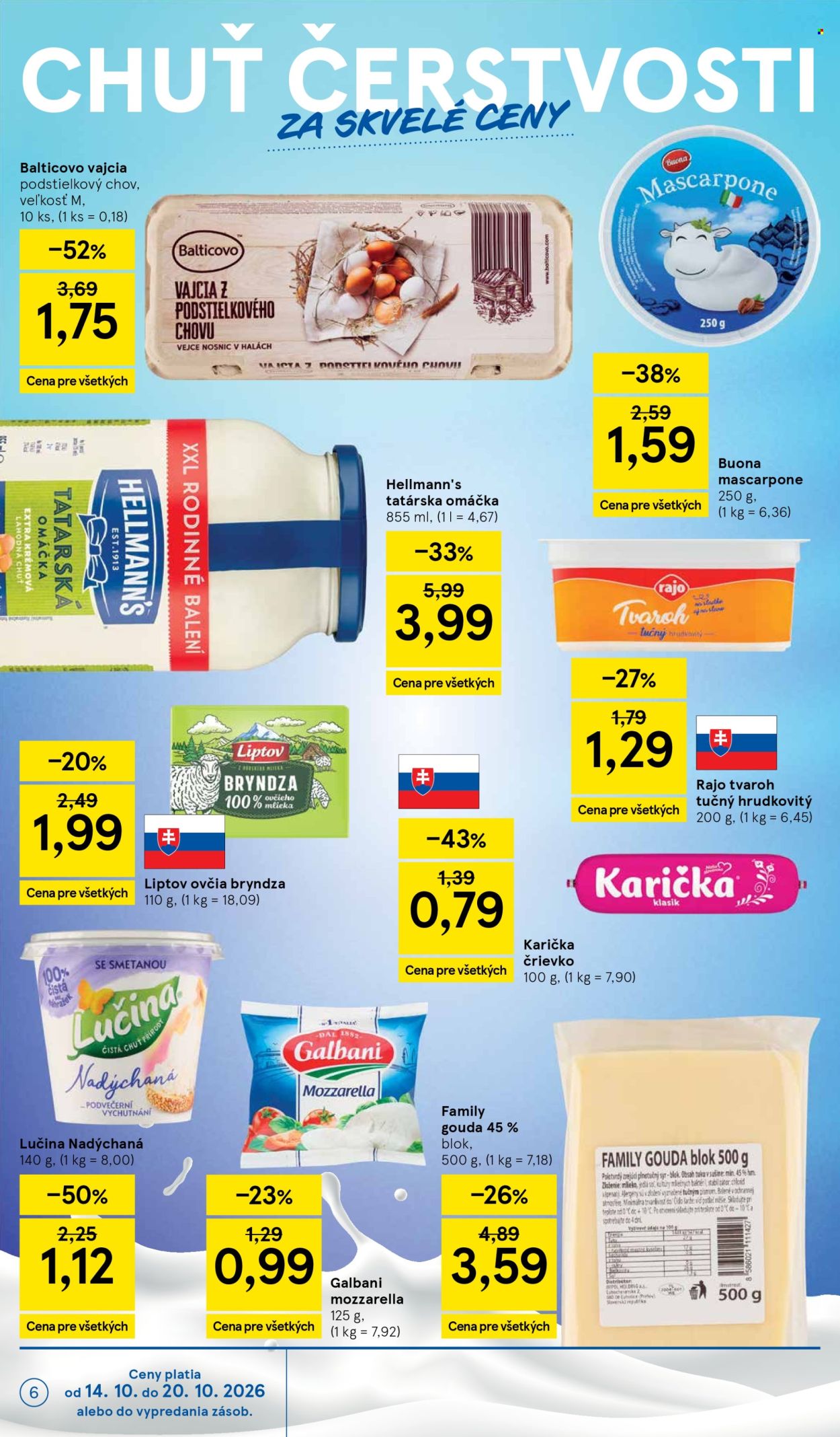 Leták TESCO - 14.10.2026 - 20.10.2026. Strana 6
