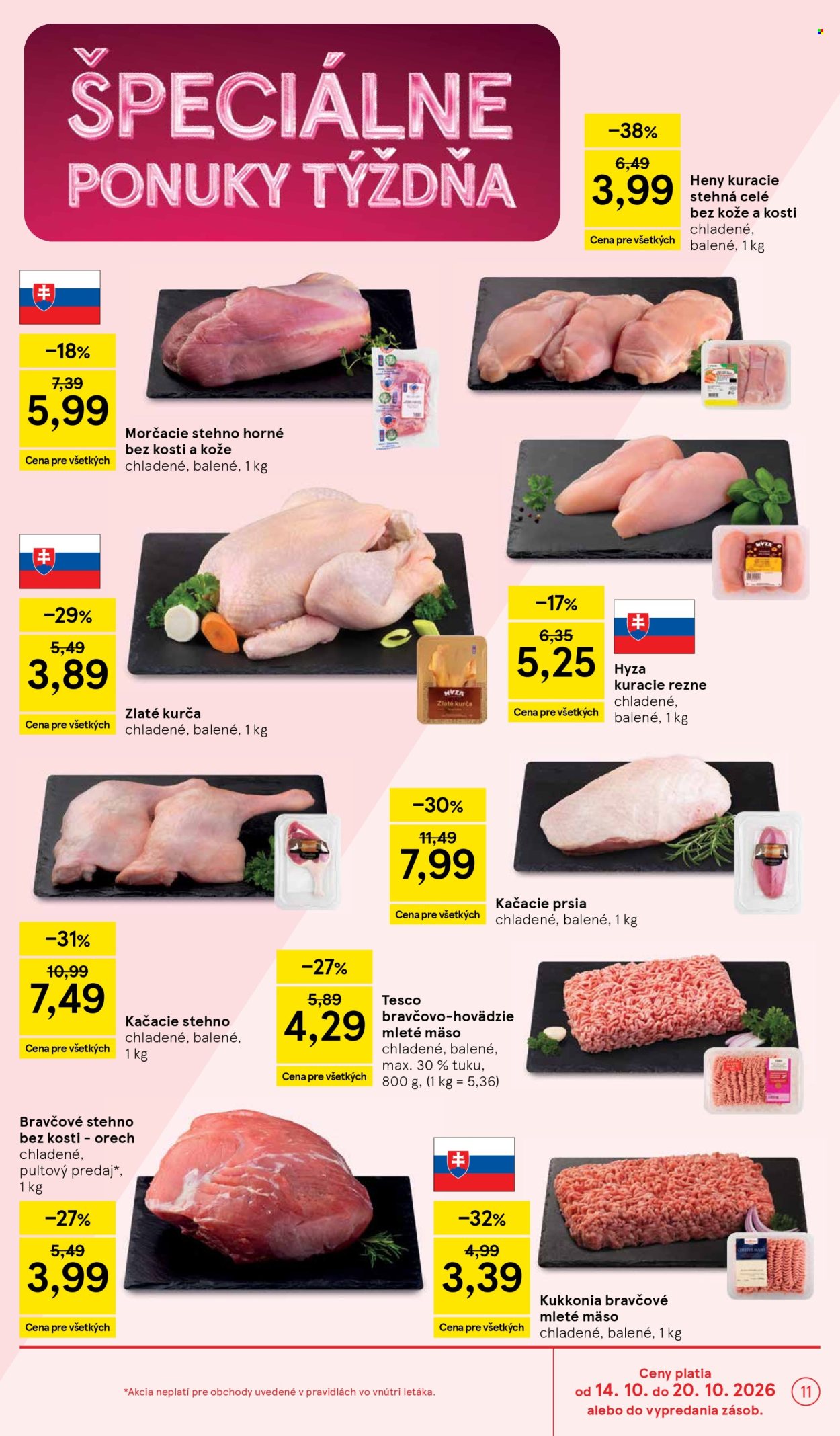 Leták TESCO - 14.10.2026 - 20.10.2026. Strana 11