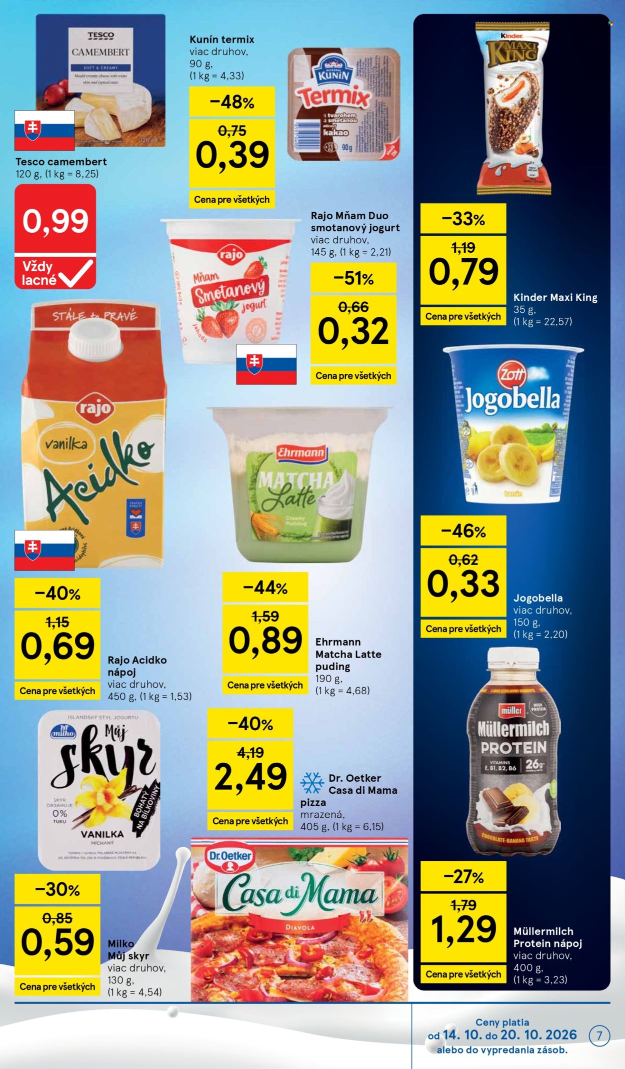 Leták TESCO supermarket - 14.10.2026 - 20.10.2026. Strana 7
