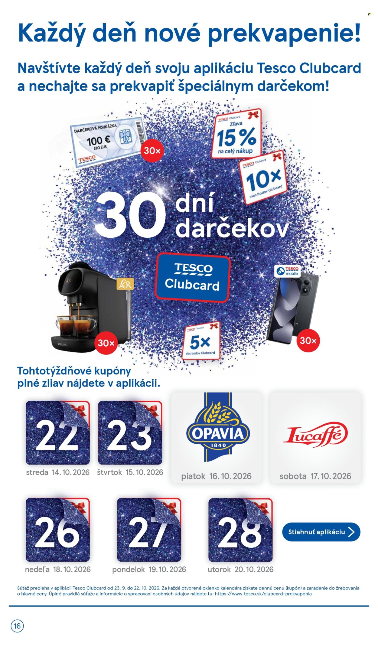 Leták TESCO - 14.10.2026 - 20.10.2026. Strana 16